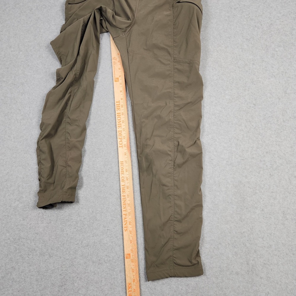 Prana Pants Womens Medium Olive Green Daily Koen Hiking Outdoor Pullon Stretch - Picture 10 of 11